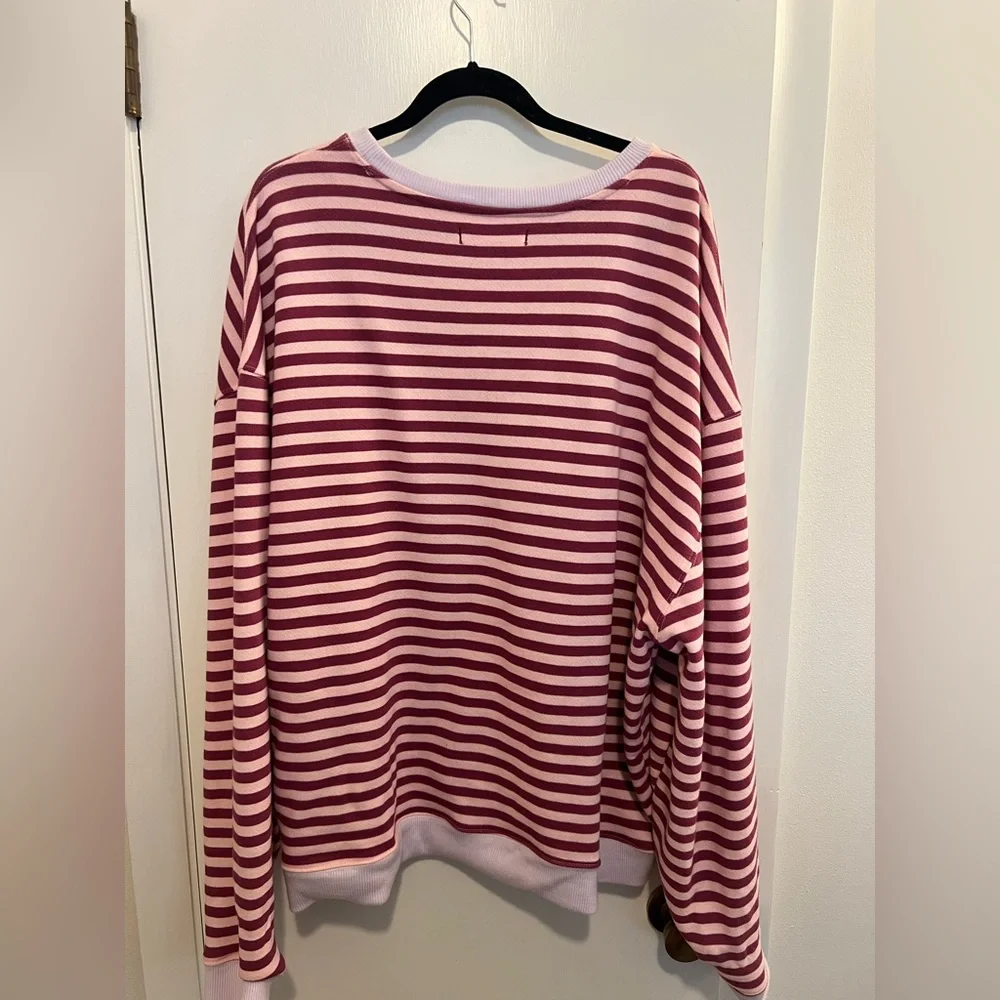 Free People We The Free Classic Striped Crewneck - Picture 4 of 5